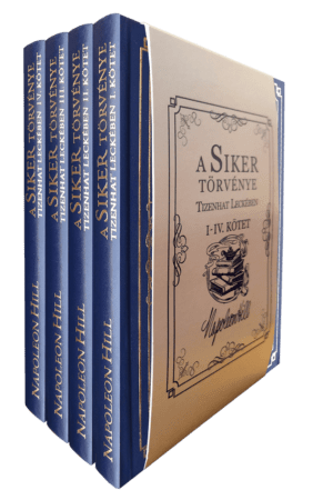 Napoleon Hill: A Siker Törvénye Tizenhat Leckében – 4 Kötetes kiadás